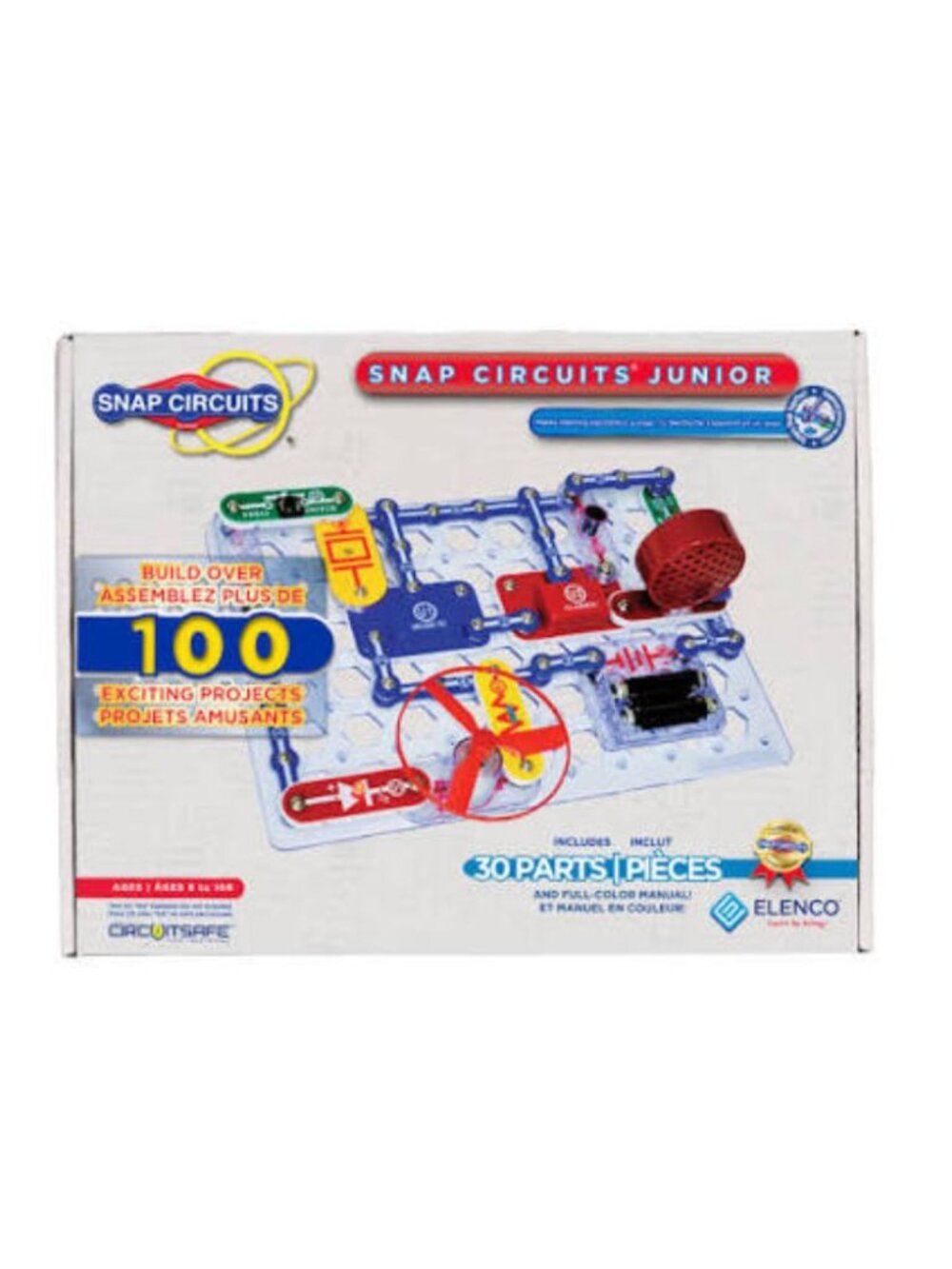 Snap Circuits Junior 100 in 1 electrical engineering kit